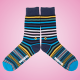 Holisocks striped multi-colours socks Hong Kong