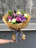 purple flowers same day delivery
