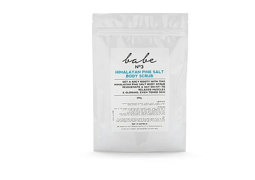 Babe Australia: Himalayan pink salt body scrub - Hong Kong