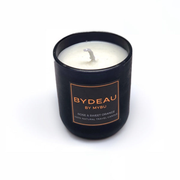 BYDEAU Travel candle | rose + orange scent | Gifts Hong Kong