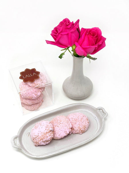 pink roses lalla morrocan cookies mothers day gift same day delivery hong kong