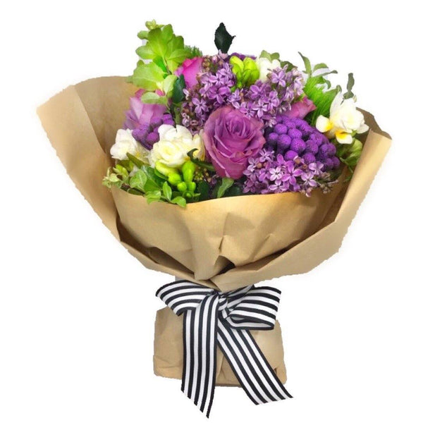 purple rose flowers