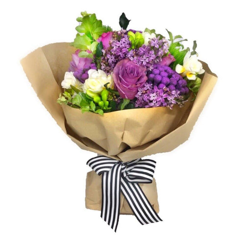 purple rose flowers