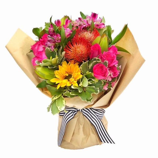 colourful floral arrangement hong kong