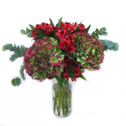 The Garnet Hydrangea Flower Arrangement Hong Kong