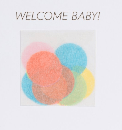 "BYDEAU¦ Knot&Bow¦ Gifts for Her¦ Multi-colour loose confetti card"