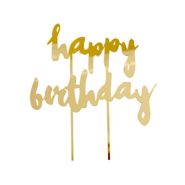 Harlow + Grey | Happy Birthday Cake Topper | BYDEAU