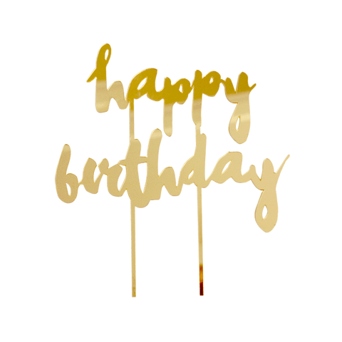 Harlow + Grey | Happy Birthday Cake Topper | BYDEAU
