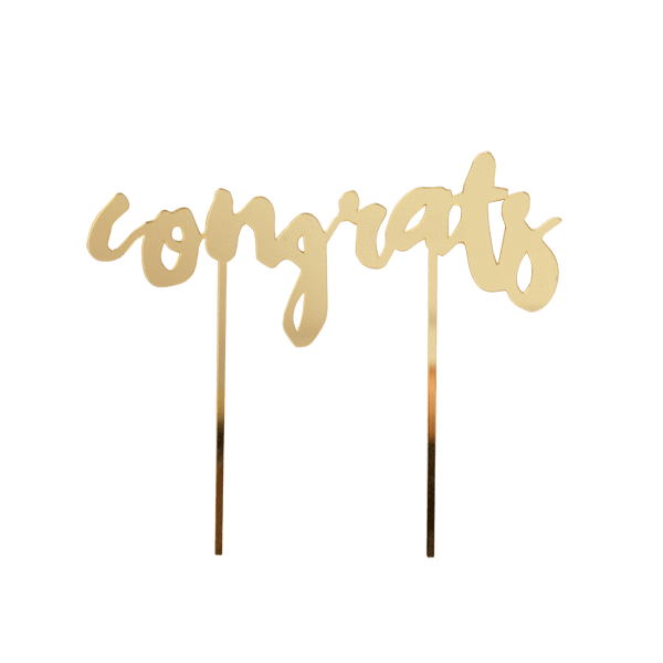 Harlow + Grey | Congrats Cake Topper | BYDEAU
