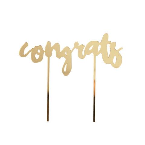 Harlow + Grey | Congrats Cake Topper | BYDEAU