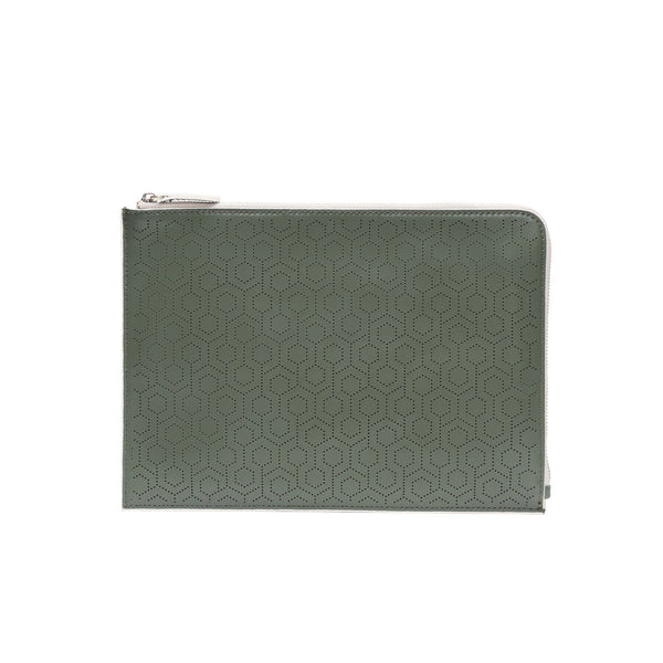 MISCHA green leather pouch | Christmas Gift Ideas | BYDEAU