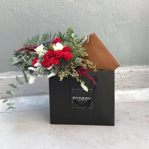 MISCHA Folio Pouch + Flowers | Oak