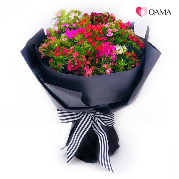 Dianthus flower arrangement | OAMA charity proceeds | flowers Hong Kong