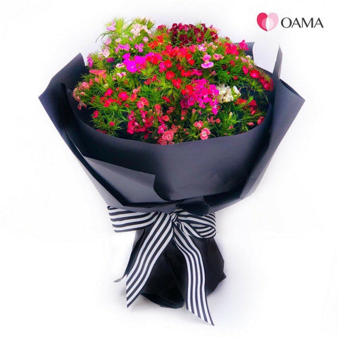 Dianthus flower arrangement | OAMA charity proceeds | flowers Hong Kong