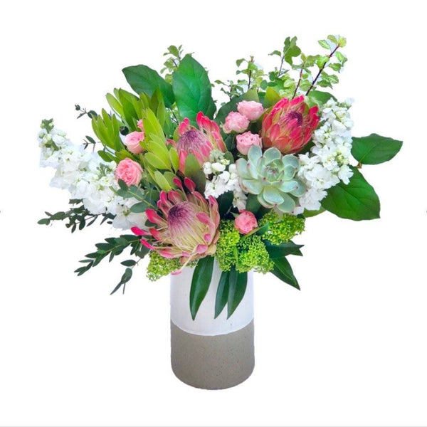 pink rose mother's day arrangement hong kong BYDEAU