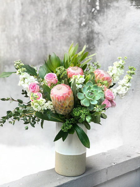 protea pink flowers mothers day same day delivery hong kong