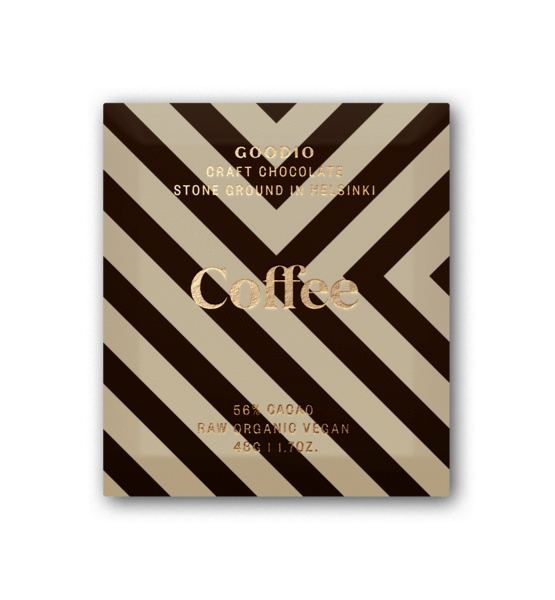 "Goodio 53% coffee flavoured dark chocolate¦BYDEAU"