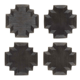 Zestt dark brown plated aluminum table coasters Hong Kong